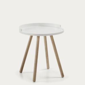 Table d'appoint Kurb blanche