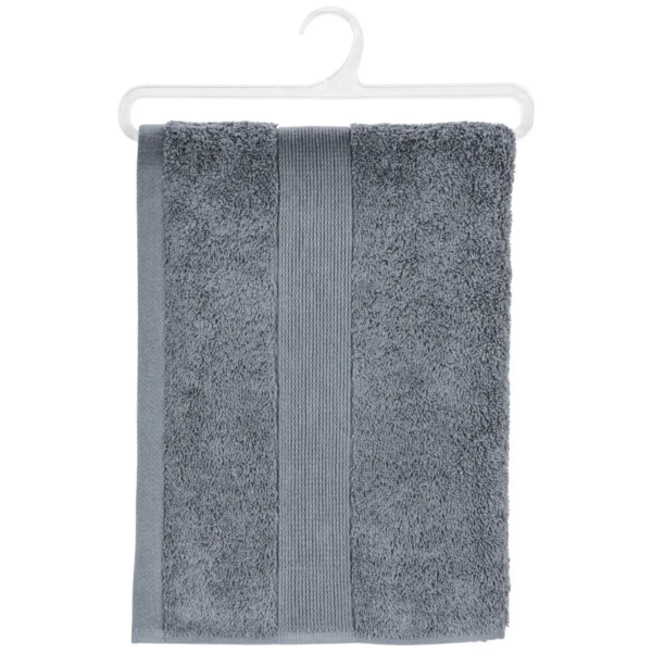 Drap de bain gris foncé