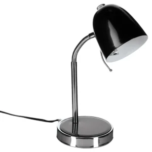 image d'une Lampe de bureau flexible "Izan" en métal 36cm - Noir